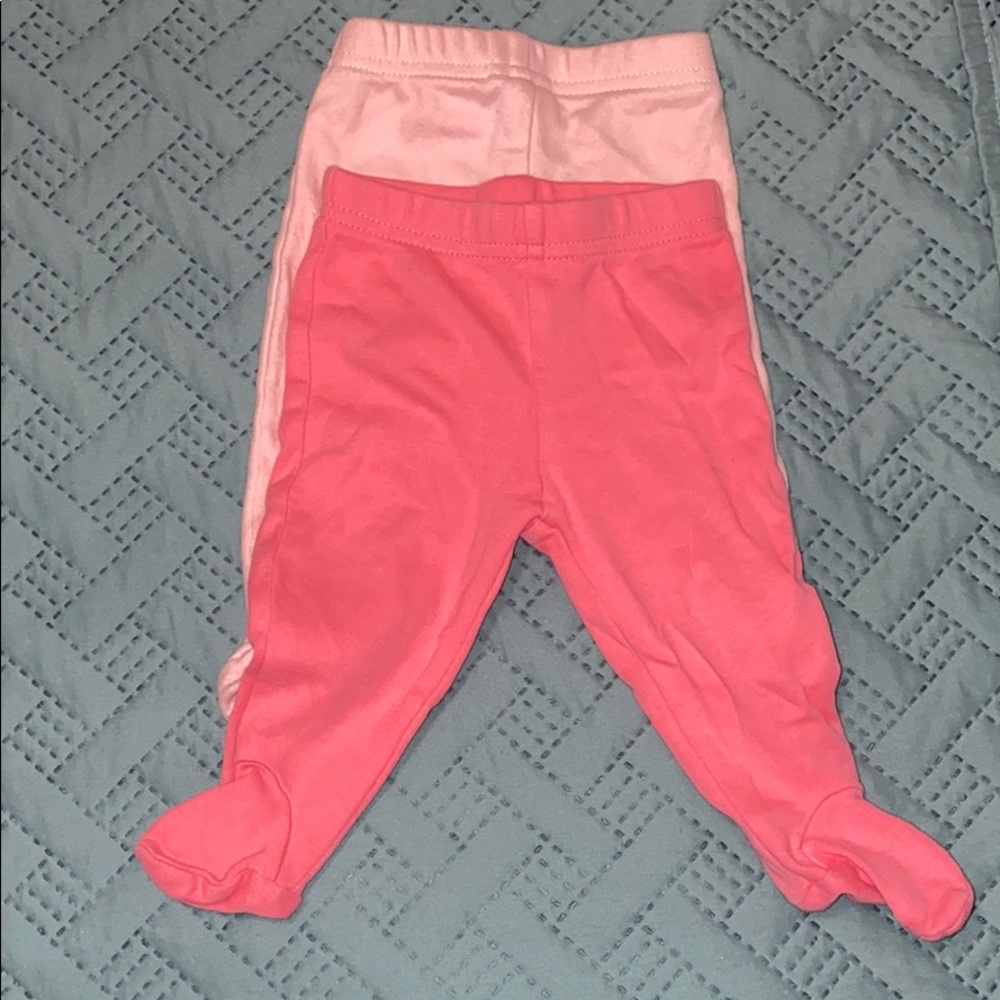 CARTER’S GIRLS’S FOOTED PANTS SIZE 0-3M